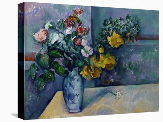 Still Life: Flowers in a Vase-Paul Cézanne-Premier Image Canvas