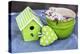 Still Life, Green, Bird Houses, Heart, Bowl, Cherry Blossoms-Andrea Haase-Premier Image Canvas