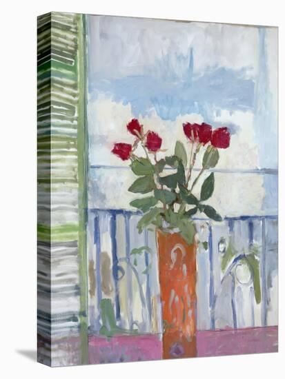 Still Life, Green Shutter-Stephen Dinsmore-Premier Image Canvas