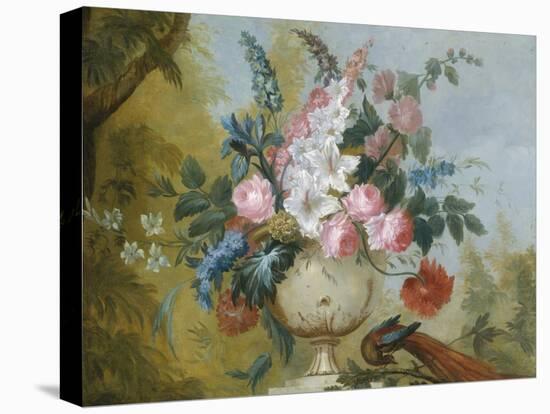 Still Life of Exotic Flowers in an Urn-null-Premier Image Canvas