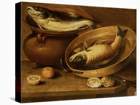 Still Life of Fish and Lemons-Clara Peeters-Premier Image Canvas