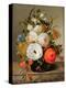 Still Life of Flowers in a Glass Vase, 1742-Rachel Ruysch-Premier Image Canvas