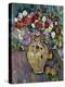 Still Life of Fruit and Flowers in a Vase-George Leslie Hunter-Premier Image Canvas