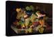 Still Life of Melon, Plums, Grapes, Peaches, Cherries, Strawberries Etc on Stone Ledges-Severin Roesen-Premier Image Canvas