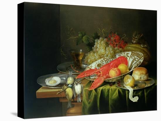 Still Life of Oysters and Lobsters-Reynier van Gherwen-Premier Image Canvas