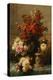 Still Life of Roses and Other Flowers-Jean Baptiste Claude Robie-Premier Image Canvas