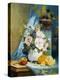 Still Life of Roses with an Orange-Eugene Henri Cauchois-Premier Image Canvas