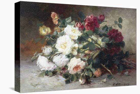 Still Life of Roses-Eugene Henri Cauchois-Premier Image Canvas