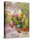 Still Life of Summer Flowers and Fruit-Marie Felix Lucas-Premier Image Canvas