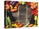 Still Life Of Summer Vegetables And Fruit-Justin Bailie-Premier Image Canvas