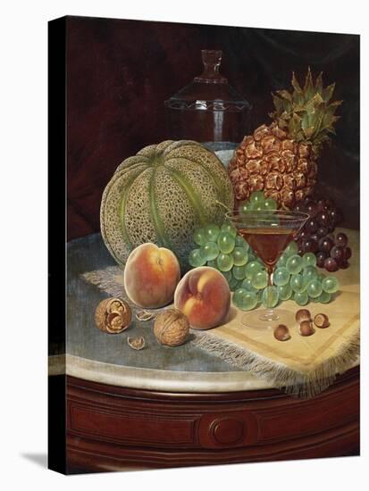 Still Life on a Marble-Topped Table-William Bradford-Premier Image Canvas