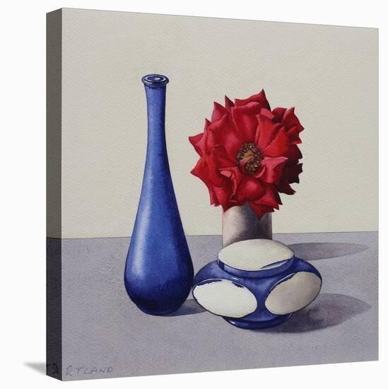 Still Life Red Rose, 2019 (Watercolour on Paper)-Christopher Ryland-Premier Image Canvas