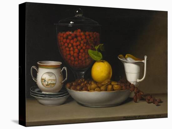 Still Life - Strawberries, Nuts, C.1822-Raphaelle Peale-Premier Image Canvas