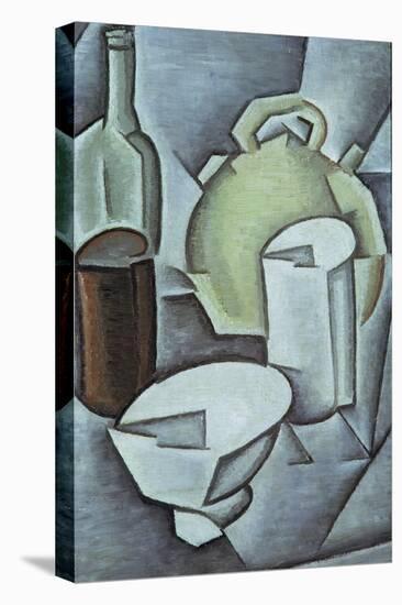 Still Life with a Bottle of Wine and an Earthenware Water Jug, 1911-Juan Gris-Premier Image Canvas