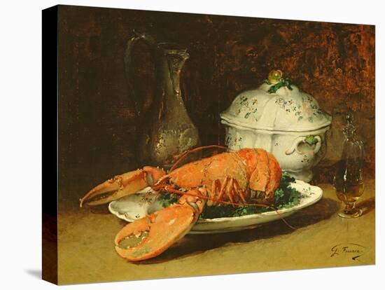 Still Life with a Lobster and a Soup Tureen-Guillaume Romain Fouace-Premier Image Canvas