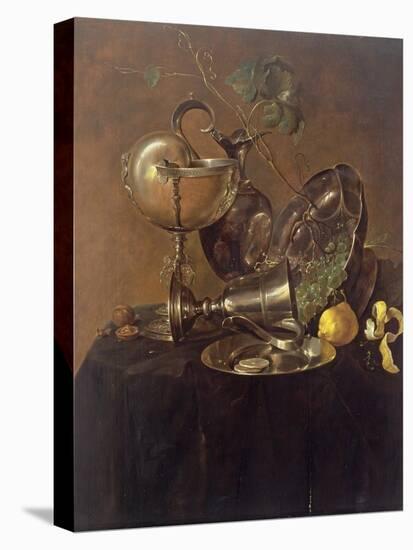 Still Life with a Nautilus Cup, 1632-Jan Davidsz. de Heem-Premier Image Canvas