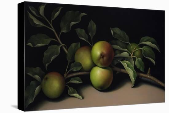 Still Life with Apple Branch, 2018 (oil on linen)-Catherine Abel-Premier Image Canvas