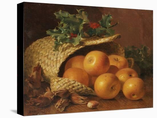 Still Life with Apples, Hazelnuts and Holly, 1898-Eloise Harriet Stannard-Premier Image Canvas