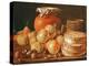 Still Life with Apples, Nuts, Pears, and Boxes of Sweets-Luis Egidio Melendez-Premier Image Canvas