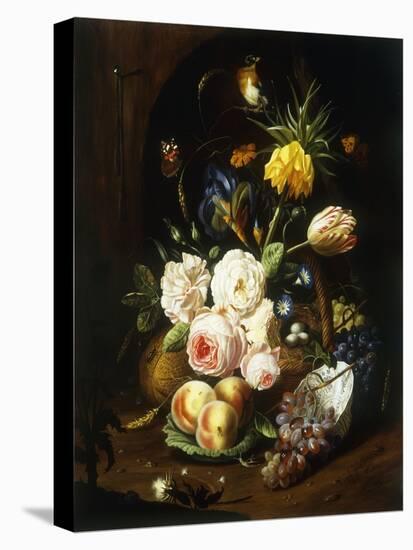 Still Life with Assorted Flowers-Josef Holstayn-Premier Image Canvas