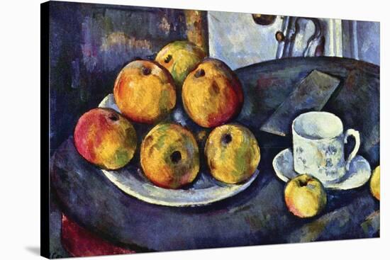 Still Life with Cup and Saucer-Paul Cézanne-Stretched Canvas