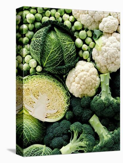 Still Life with Different Types of Cabbages-Peter Howard Smith-Premier Image Canvas