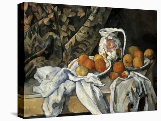 Still Life with Drapery, C1895-Paul Cézanne-Premier Image Canvas