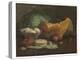 Still Life with Eggs and Pumpkin, C.1853-56 (Oil on Panel)-Eugene Louis Boudin-Premier Image Canvas