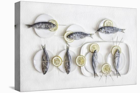 Still Life With Fish-Dimitar Lazarov --Premier Image Canvas