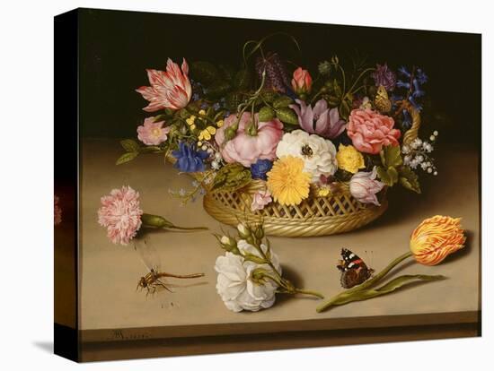 Still Life with Flowers, 1614-Ambrosius Bosschaert the Elder-Premier Image Canvas