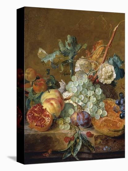 Still Life with Flowers and Fruit-Jan van Huysum-Premier Image Canvas