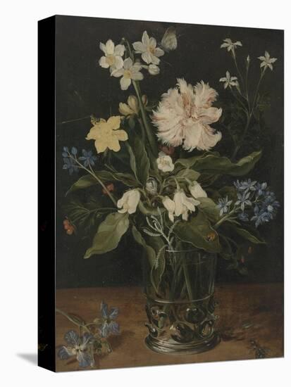 Still Life with Flowers in a Glass, 1630-Jan Brueghel the Elder-Premier Image Canvas