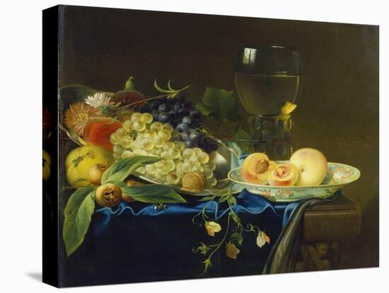 Still Life with Fruit and Rummer, 1758-Justus Juncker-Premier Image Canvas