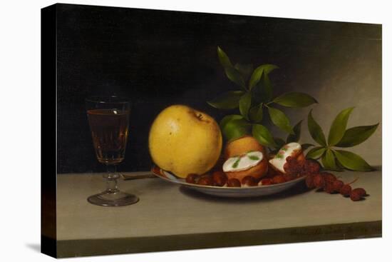 Still Life with Fruit, Cakes and Wine, 1821-Raphaelle Peale-Premier Image Canvas