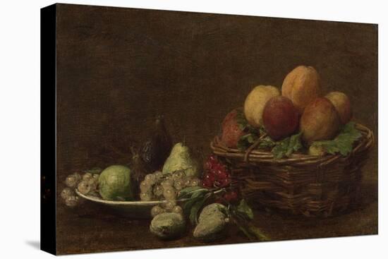 Still Life with Fruit-Henri Fantin-Latour-Stretched Canvas