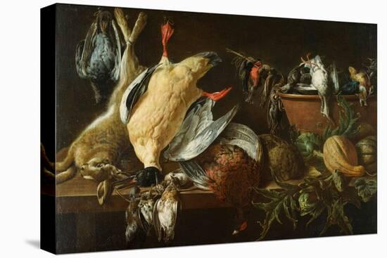 Still Life With Games And Vegetables-Adriaen van Utrecht-Premier Image Canvas