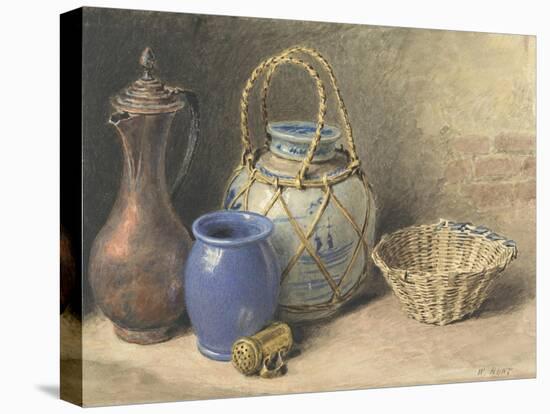 Still Life with Ginger Jar, C.1825-William Henry Hunt-Premier Image Canvas