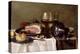 Still Life with Ham-Pieter Claesz-Premier Image Canvas