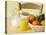 Still Life with Juice, Fruit, Milk and Cornflakes-Kai Schwabe-Premier Image Canvas