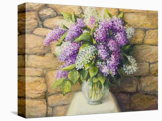 Still Life With Lilacs-kirilstanchev-Stretched Canvas