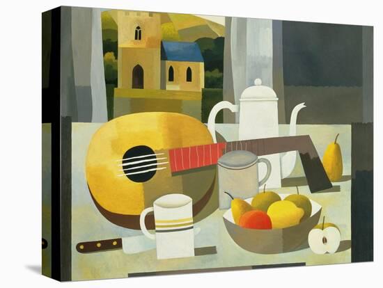 Still Life with Mandolin, 1999-Reg Cartwright-Premier Image Canvas