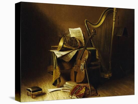 Still Life with Musical Instruments-null-Premier Image Canvas