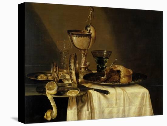 Still Life with Nautilus Goblet, 1642-Willem Claesz. Heda-Premier Image Canvas