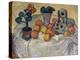 Still life with oranges and stoneware dog. 1907-Paula Modersohn-Becker-Premier Image Canvas