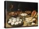 Still Life with Oysters, Sweetmeats and Roasted Chestnuts-Osias The Elder Beert-Premier Image Canvas
