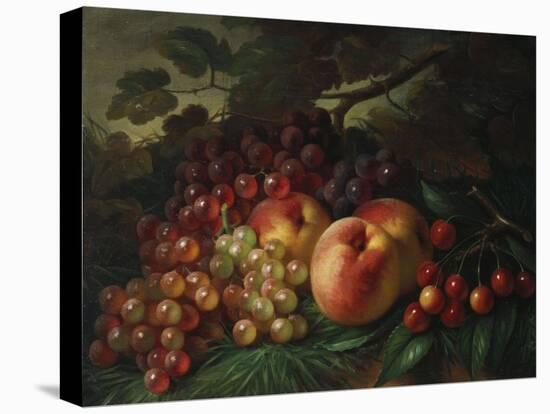 Still Life with Peaches and Grapes, 1863-Frederic Edwin Church-Premier Image Canvas