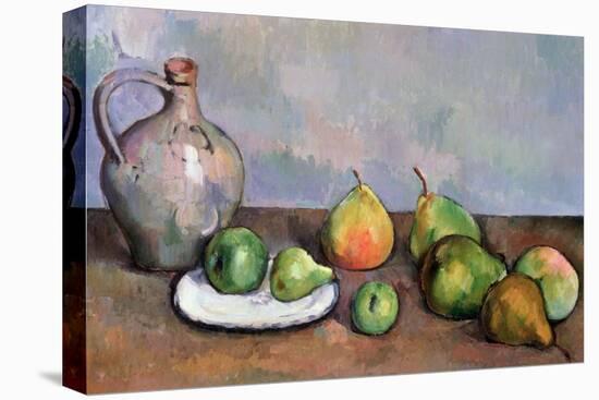 Still Life with Pitcher and Fruit, 1885-87-Paul Cézanne-Premier Image Canvas