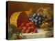 Still Life with Raspberries and a Bunch of Grapes on a Marble Ledge, 1882-Eloise Harriet Stannard-Premier Image Canvas