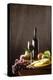 Still Life with Red Wine, Fruit and Cheese-Brigitte Protzel-Premier Image Canvas