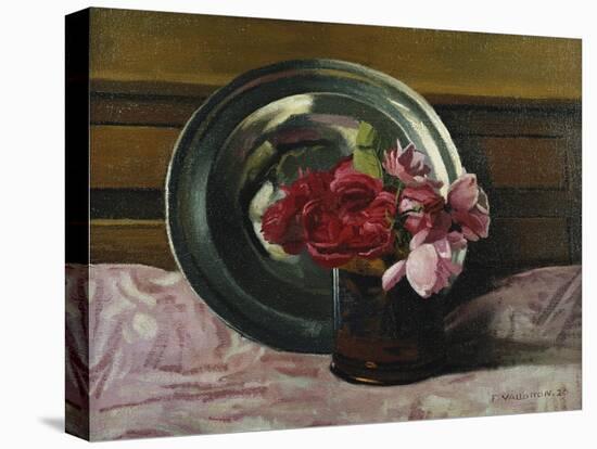 Still Life with Roses; Nature Morte Aux Roses, 1920-Félix Vallotton-Premier Image Canvas